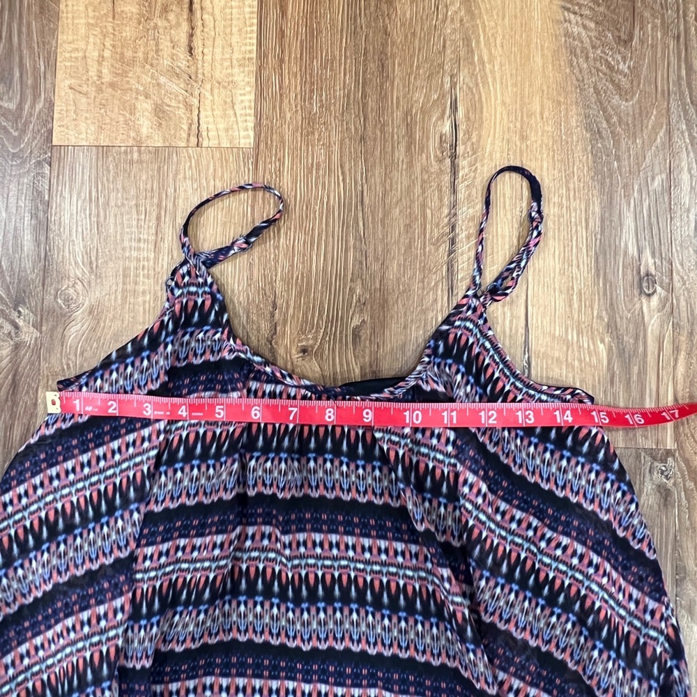 Express Women’s Babydoll Spaghetti Strap Sun Dress (Size: XS)(Navy Blue) - Picture 4 of 7